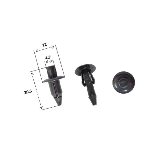 Plastic rivets x - plastic,