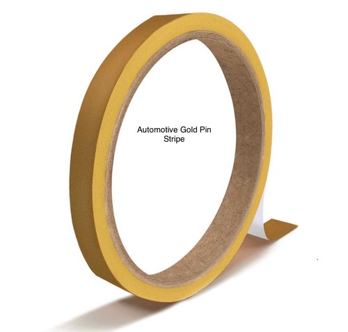 Gold pin stripe - stripe, tape